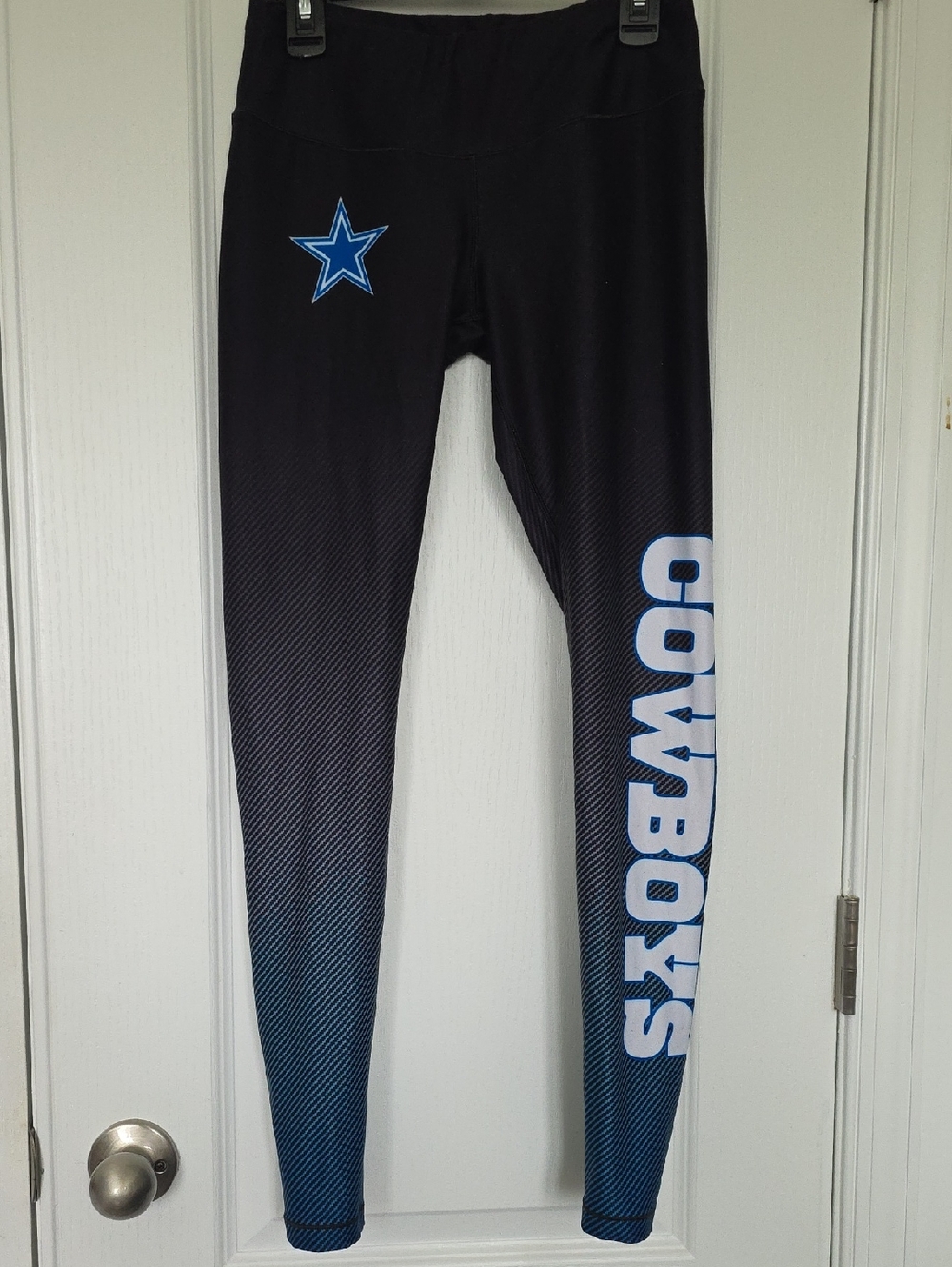 Women's Black & Blue Dallas Cowboys Graphic Leggings